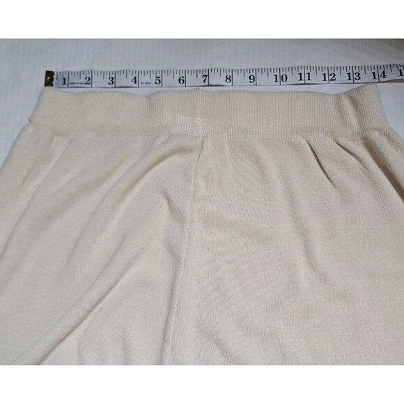 Womens 2 Piece Sweater Set Short Sleeve High Low Knit Pullover Wide Leg Pants - Picture 6 of 6